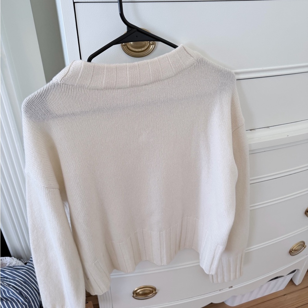 NWT Reformation Cream Merino Wool Sweater
